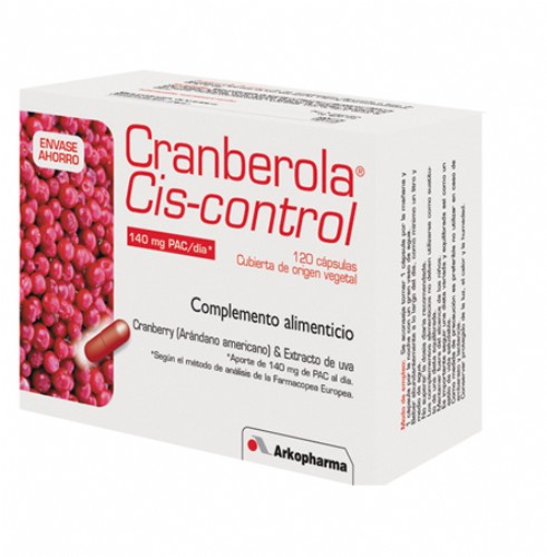 Cranberola ciscontrol arandano americano arko (140 mg 120 caps)
